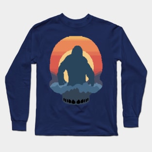 BIG APE Pixel Art Long Sleeve T-Shirt